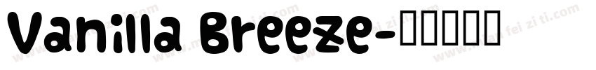Vanilla Breeze字体转换